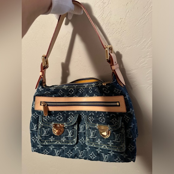 Louis Vuitton BRAND NEW Vintage Monogram Denim Baggy PM Circa 2005 - Picture 12 of 13